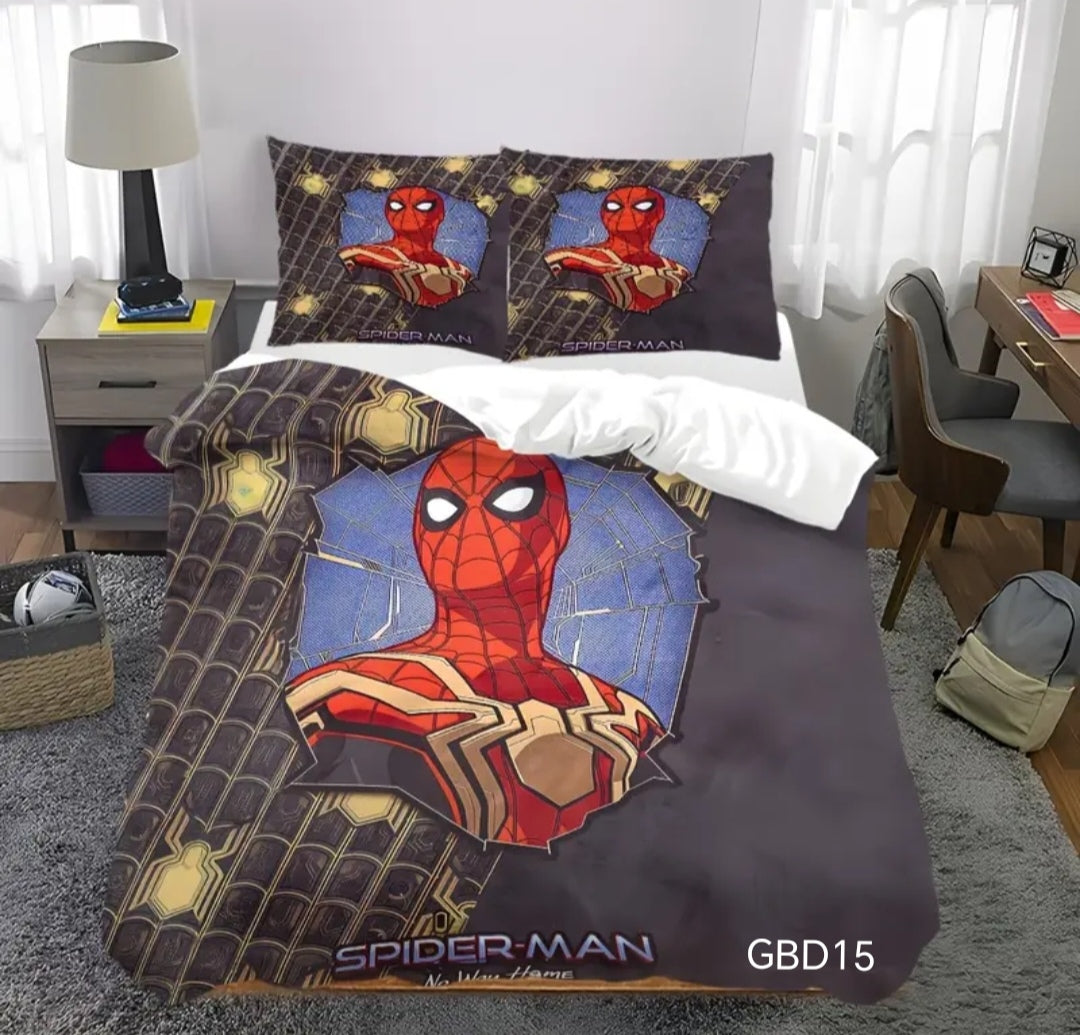 Spiderman duvet sets