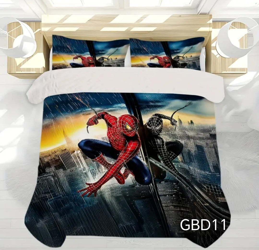 Spiderman duvet sets