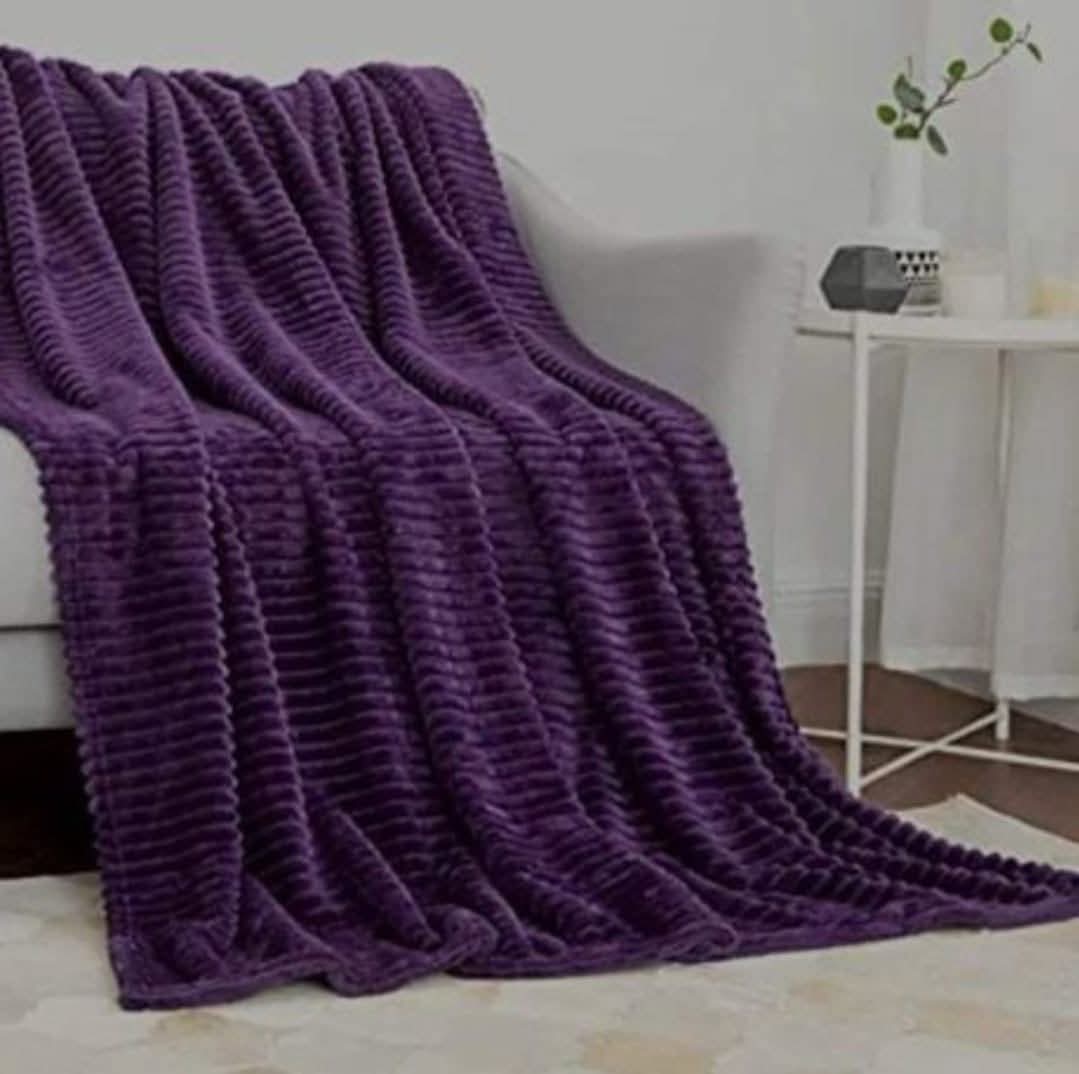 Ribbed Fleece Blanket