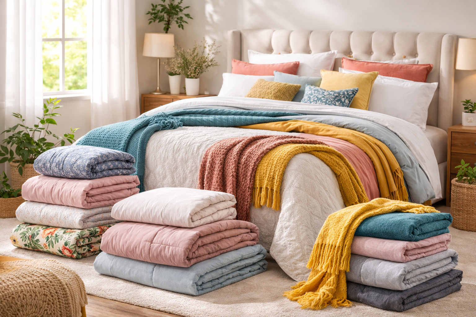 Home furnishing fabrics and decor at Monu Mattress