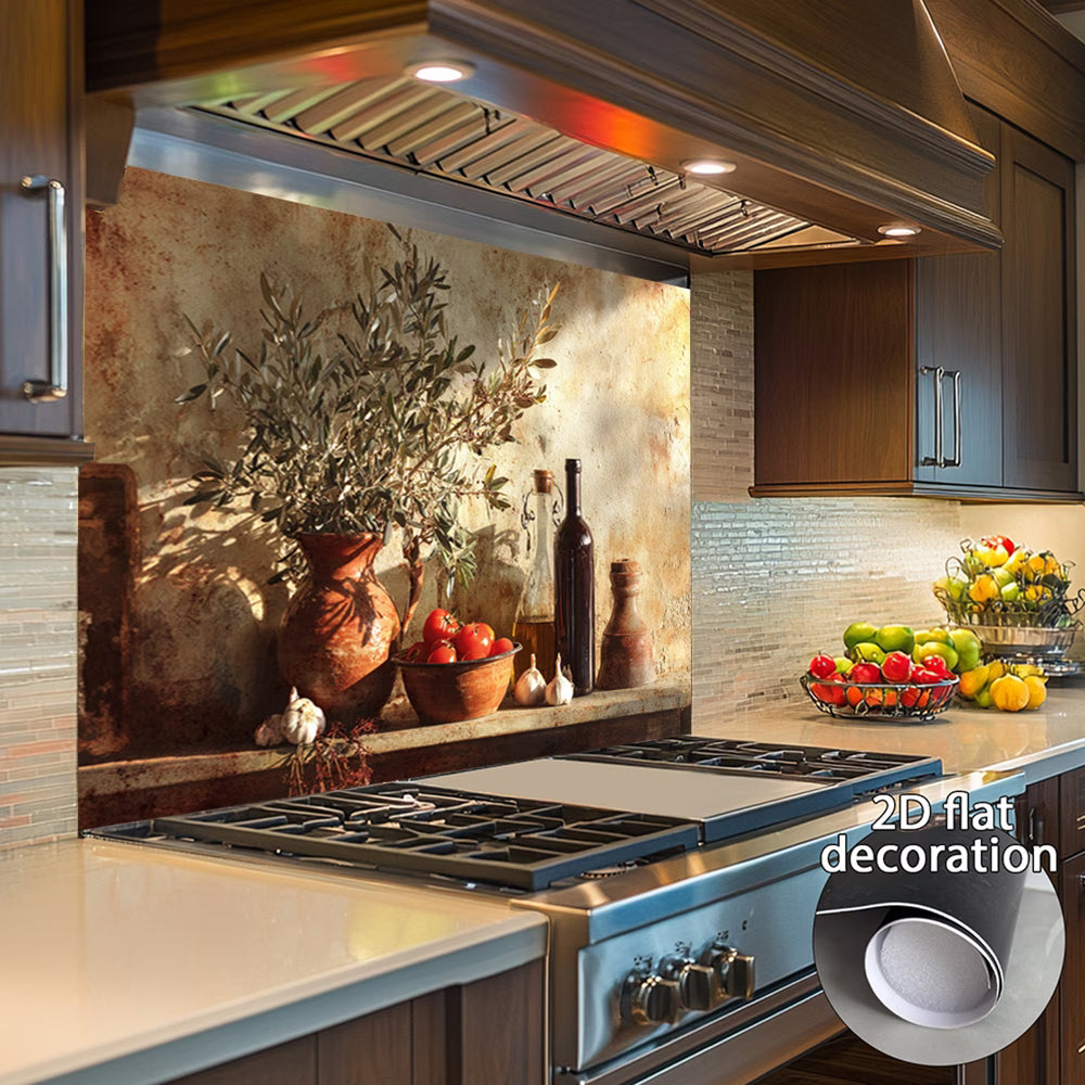 PVC Self-Adhesive Kitchen Backsplash – Decorative Waterproof Wall Sticker Tile