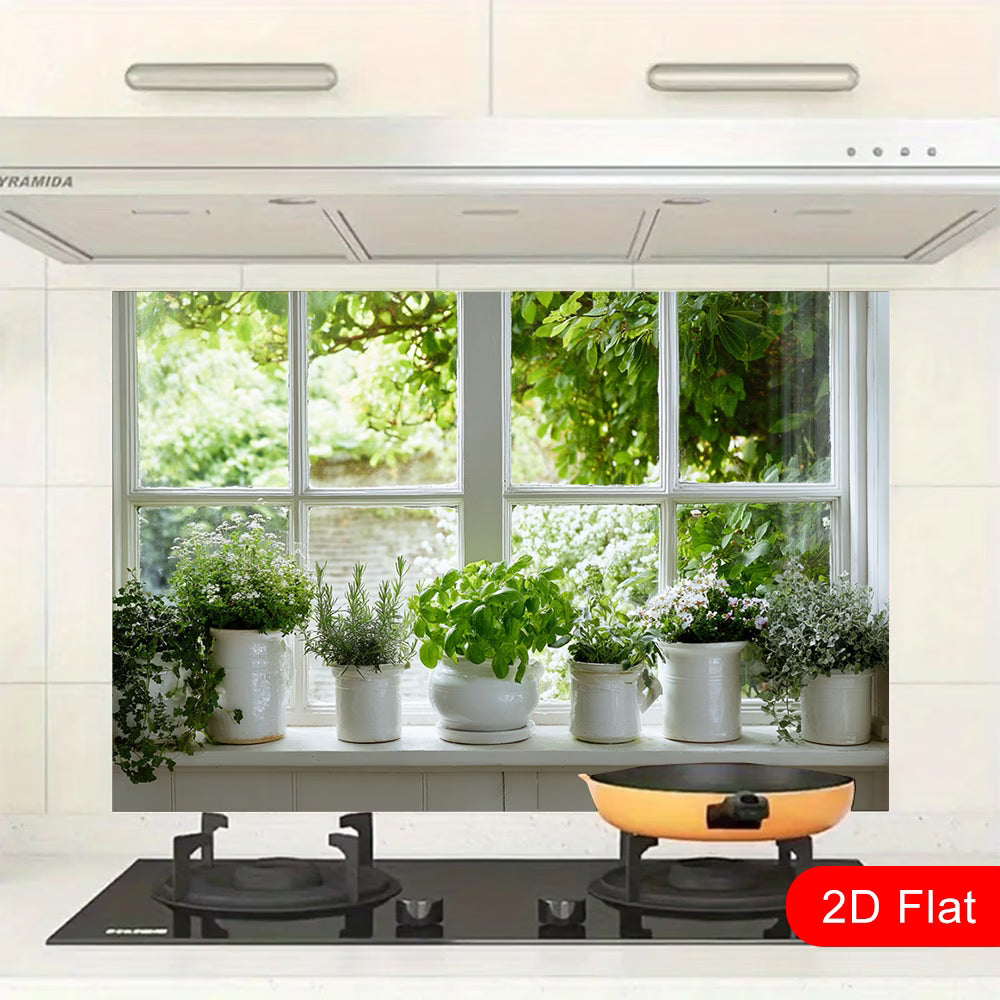 PVC Self-Adhesive Kitchen Backsplash – Decorative Waterproof Wall Sticker Tile