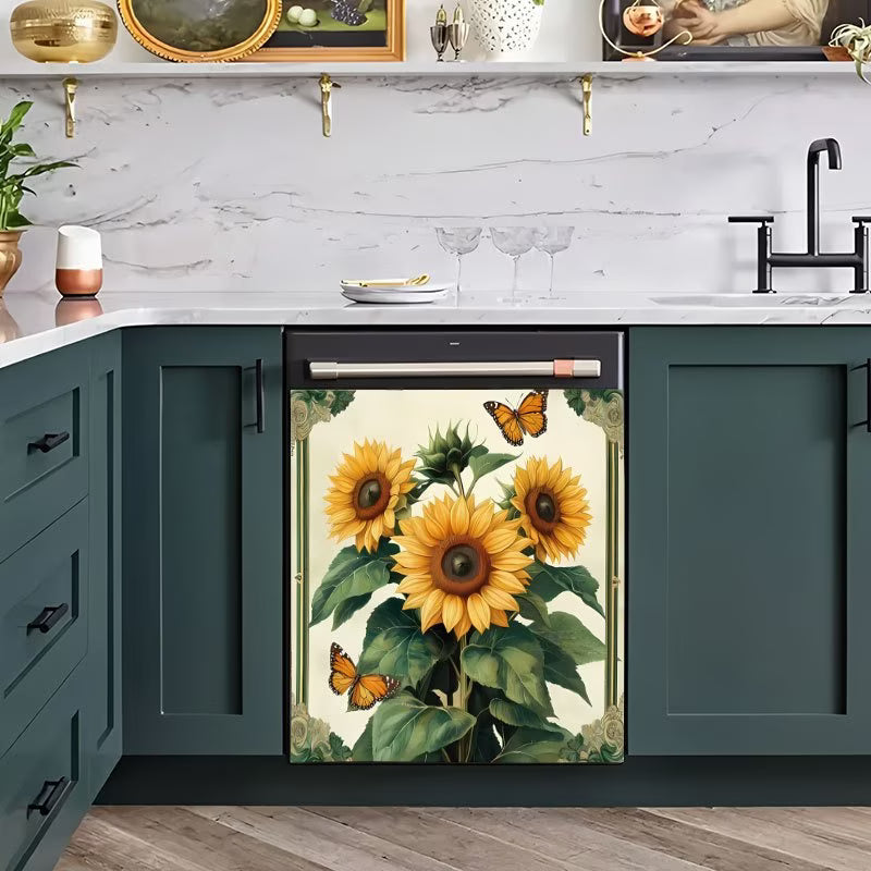 Decorative Dishwasher Stickers – 2pcs Set (58 × 65 cm)