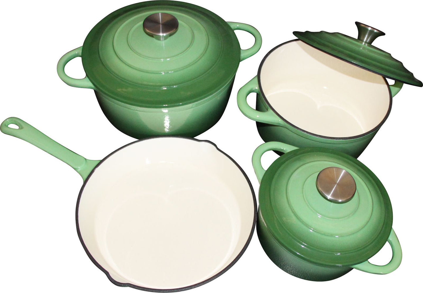 Cast iron pot set