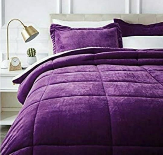 Velvet Fleece Sherpa Comforters