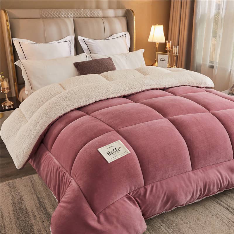 Velvet Fleece Sherpa Comforters