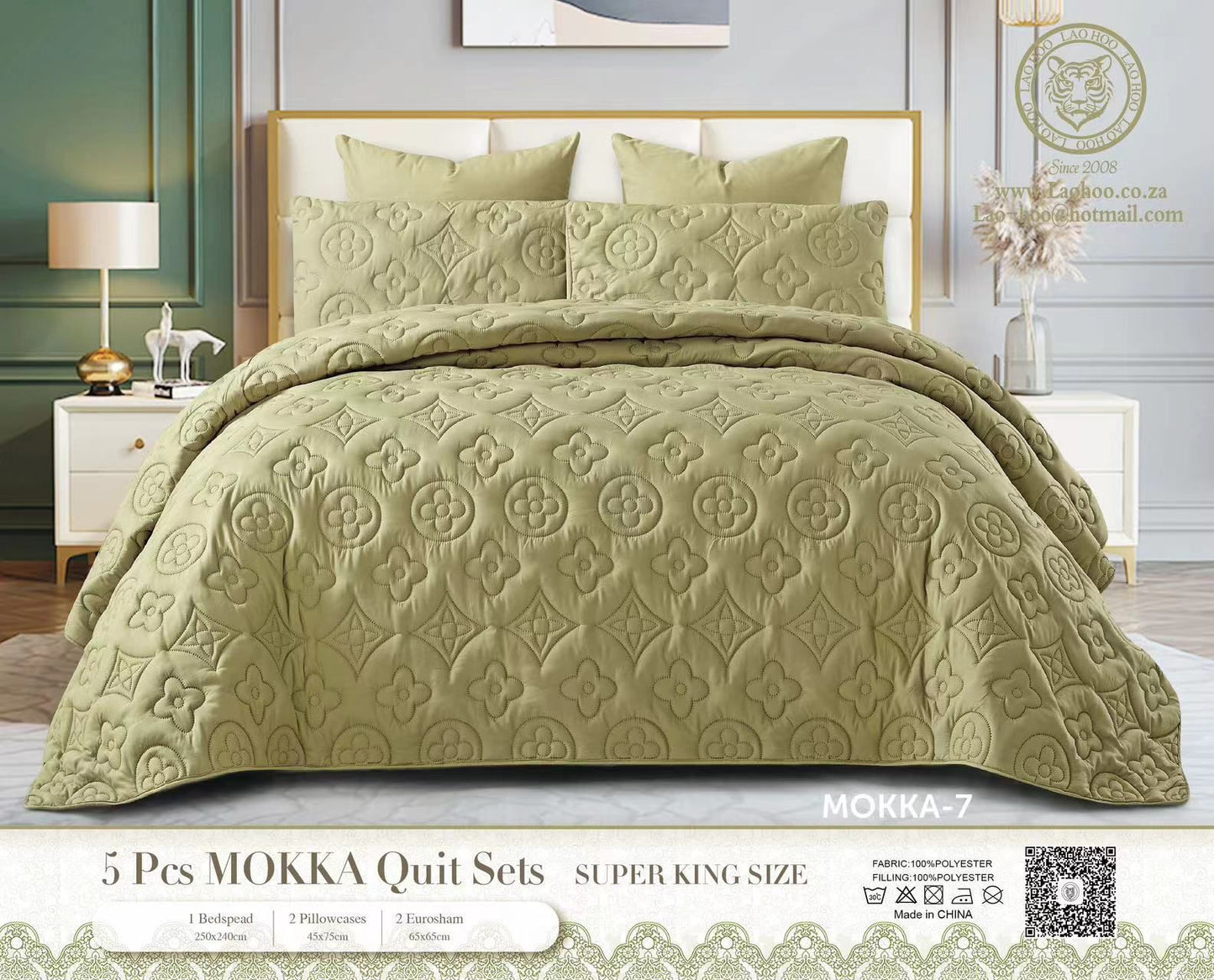 Super King Quilted Bedspread