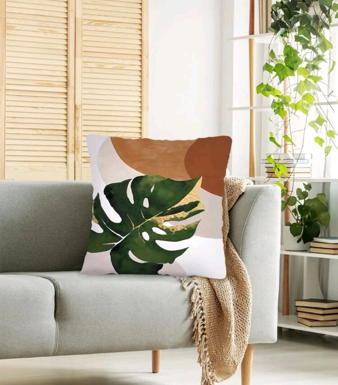 Tropical Print Cushion Cover