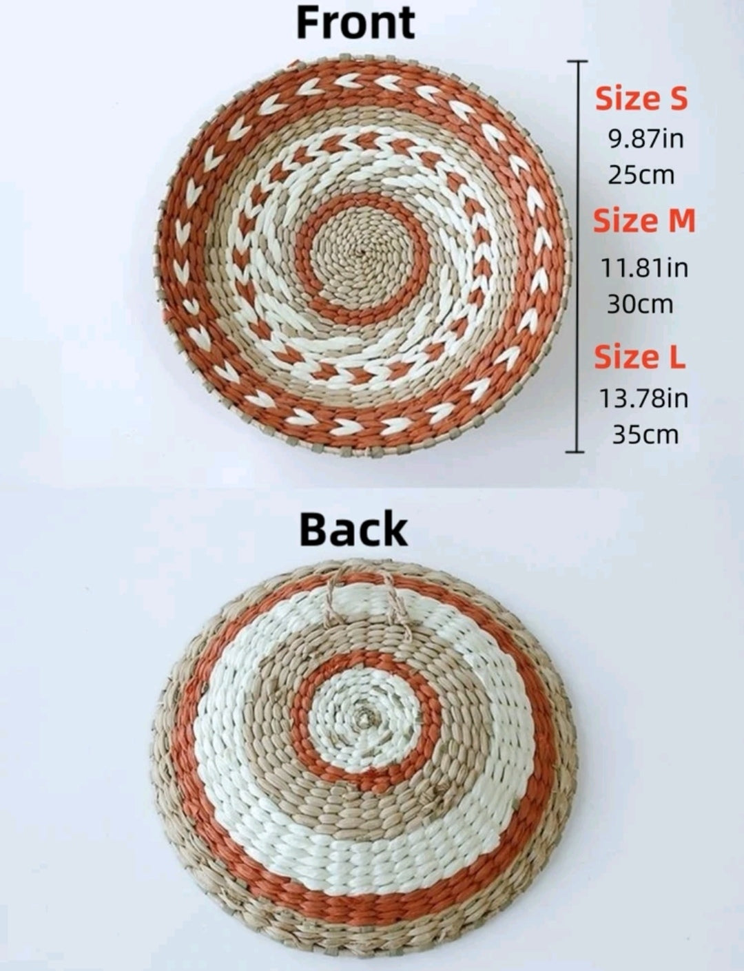 Rattan Boho Wall Basket