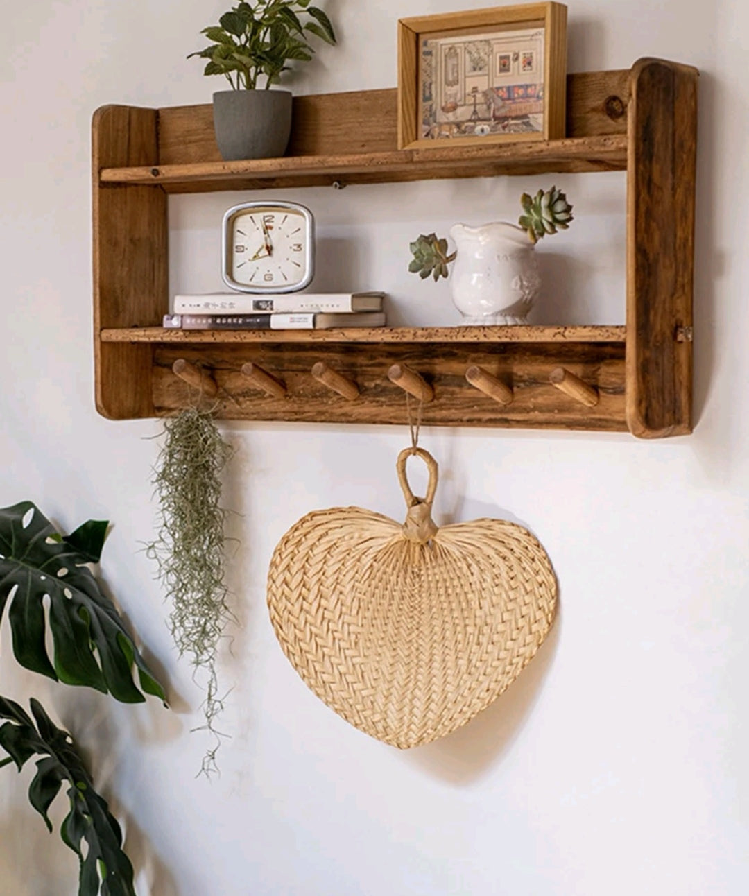 Straw Decor Fan