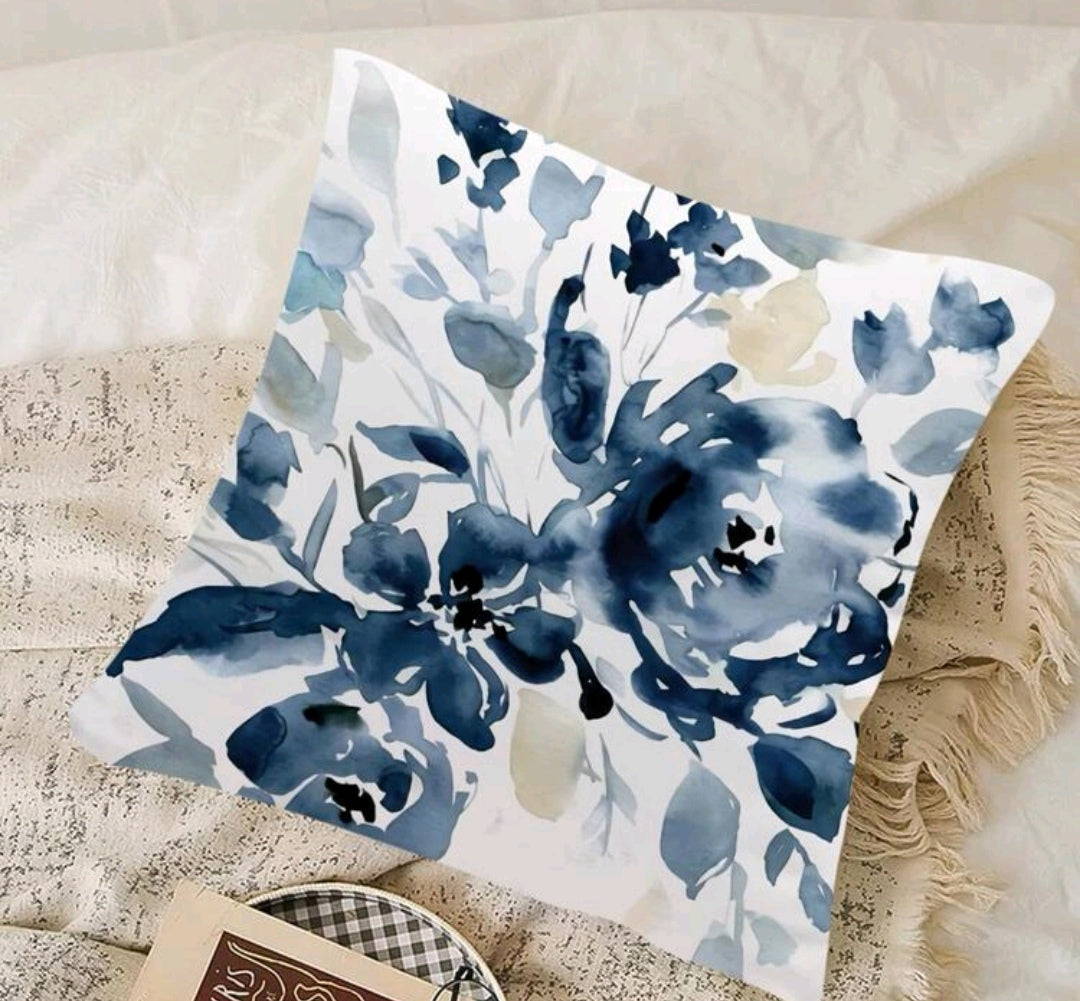 Floral Print Cushion Cover