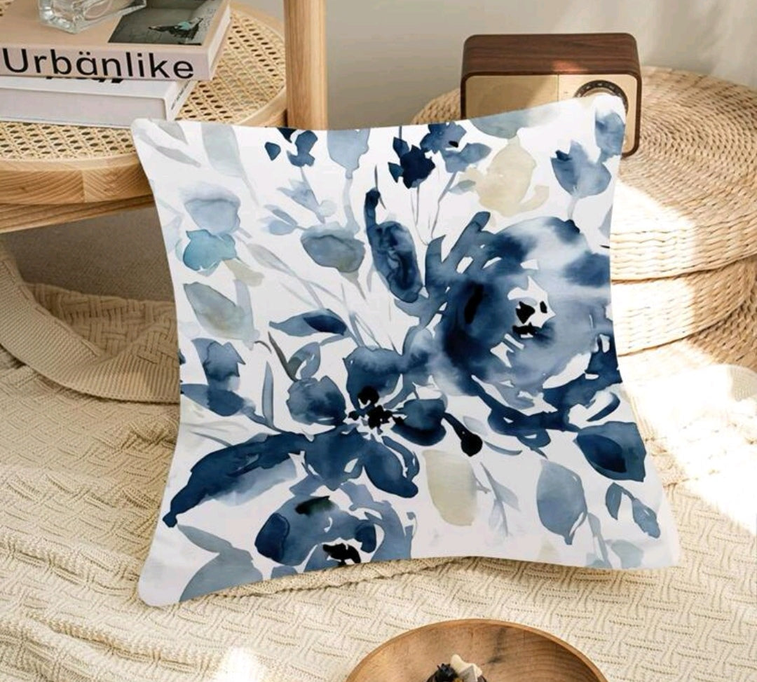 Floral Print Cushion Cover