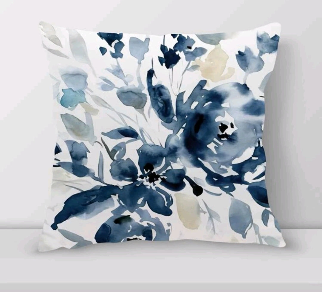 Floral Print Cushion Cover