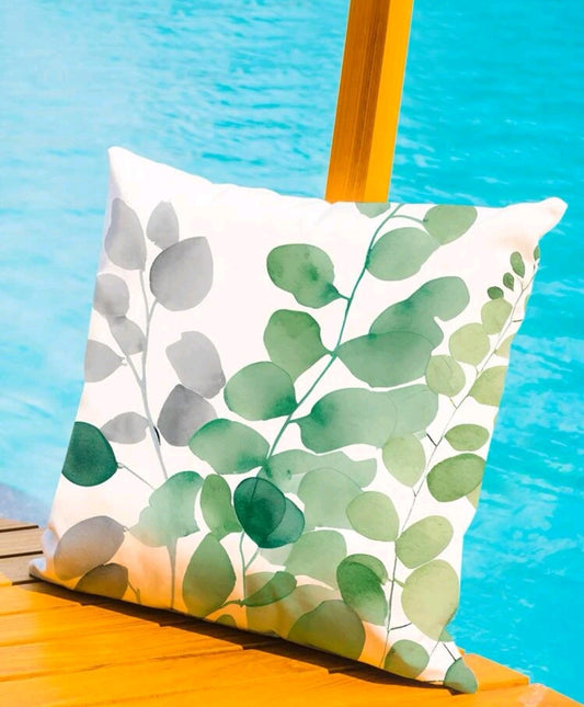 Leave Print Cushion Cover