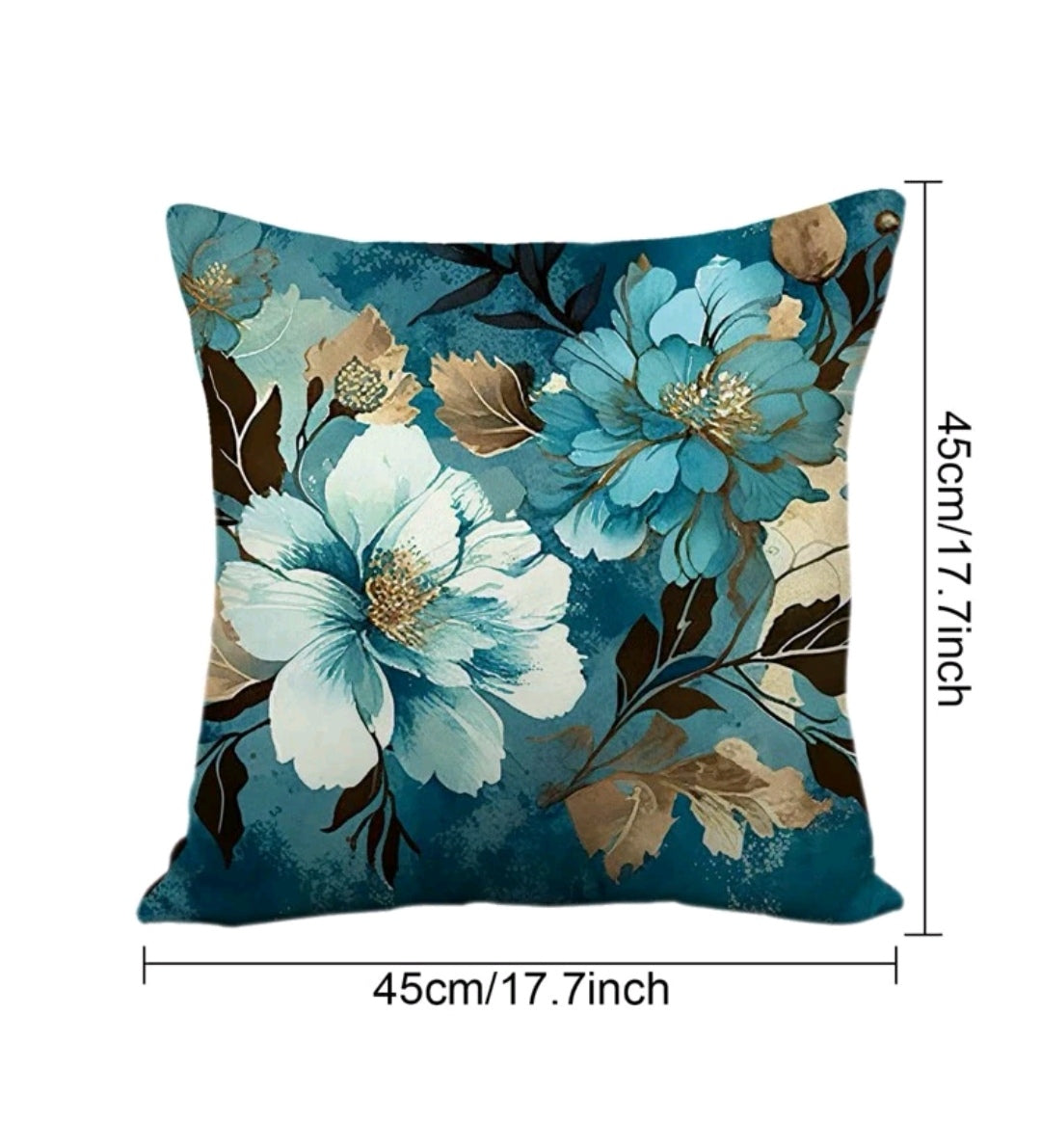 Floral Print Cushion Cover