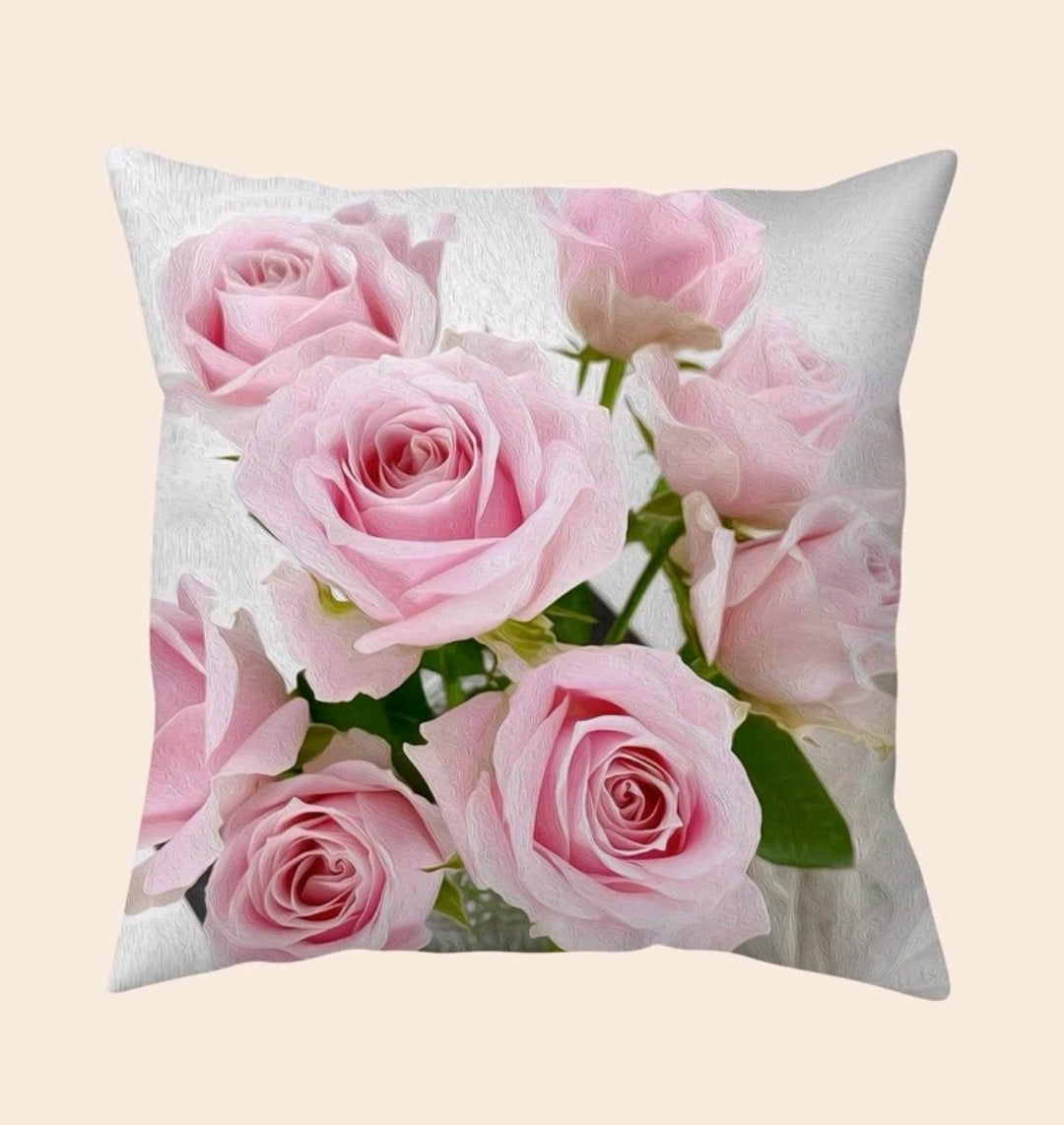 Romantic Rose Cushion Cover