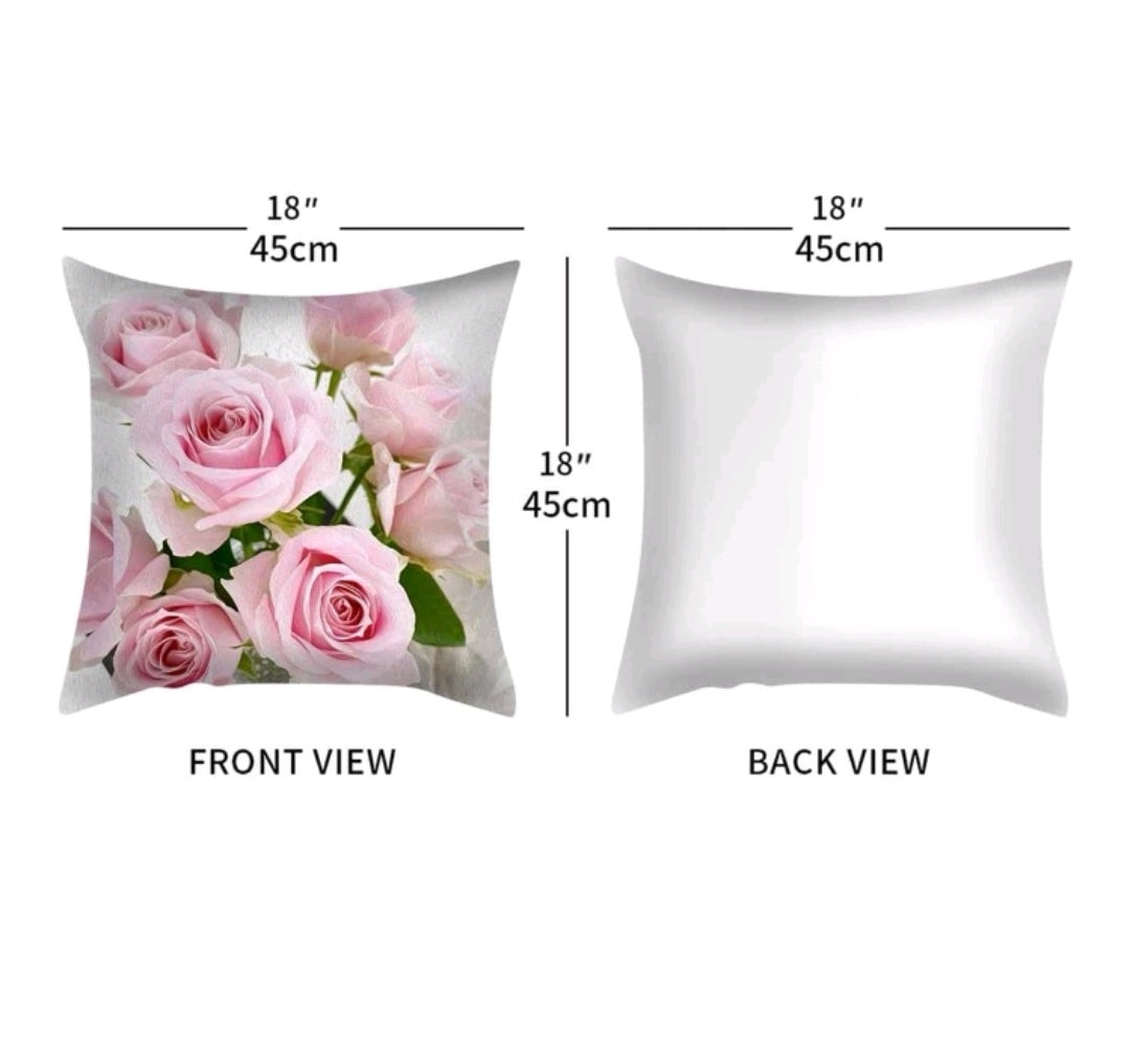 Romantic Rose Cushion Cover