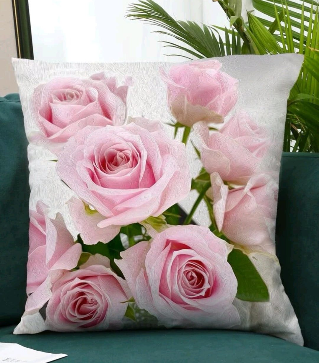 Romantic Rose Cushion Cover