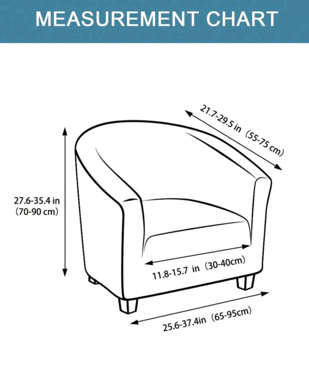 Tubchair slipcover