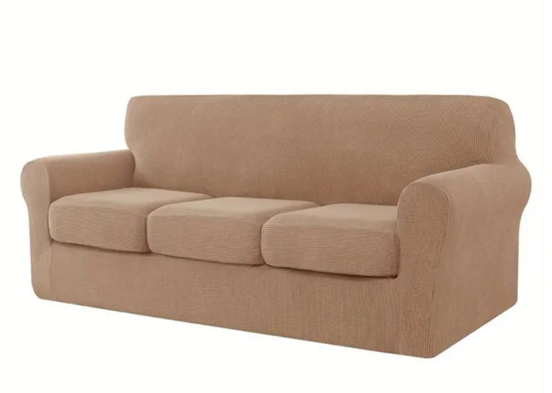 Single Seater Couch slipcover with loose Cushion covers