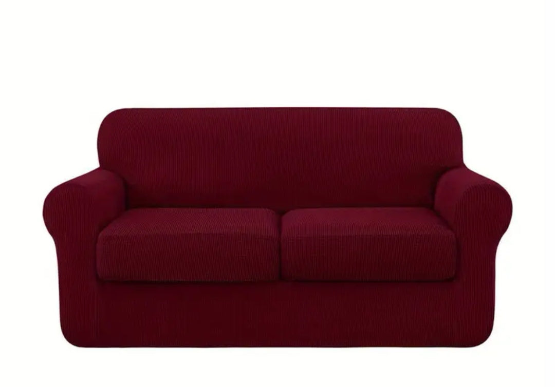 Single Seater Couch slipcover with loose Cushion covers