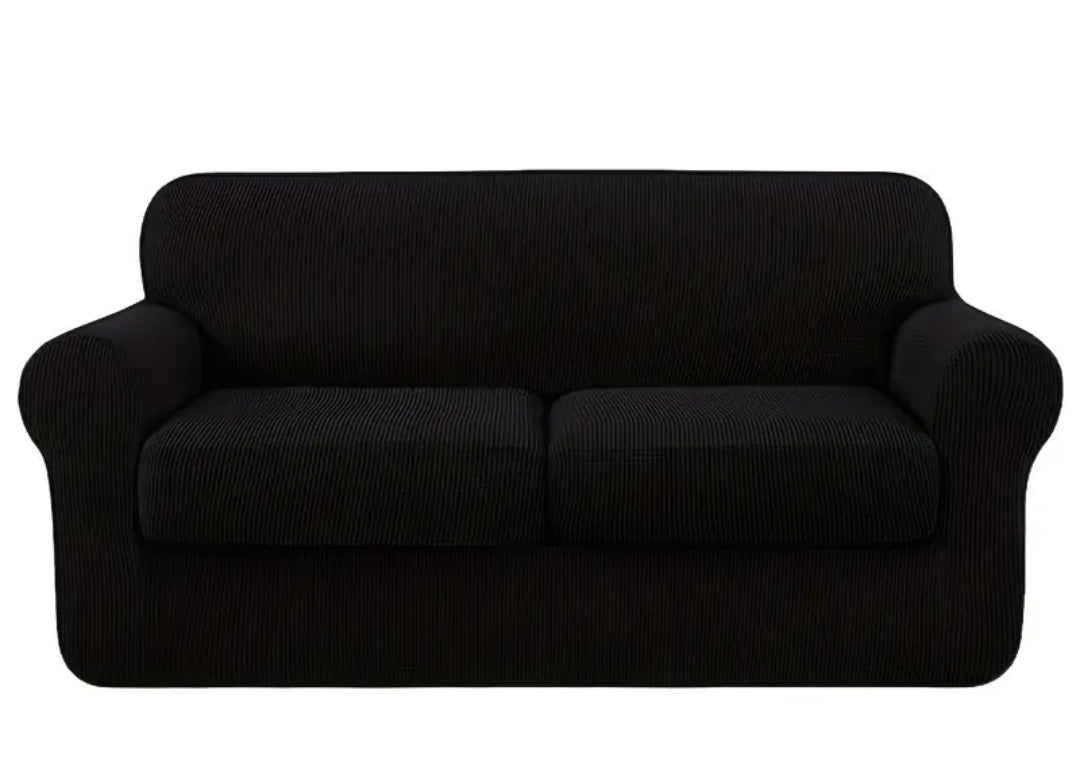 Single Seater Couch slipcover with loose Cushion covers