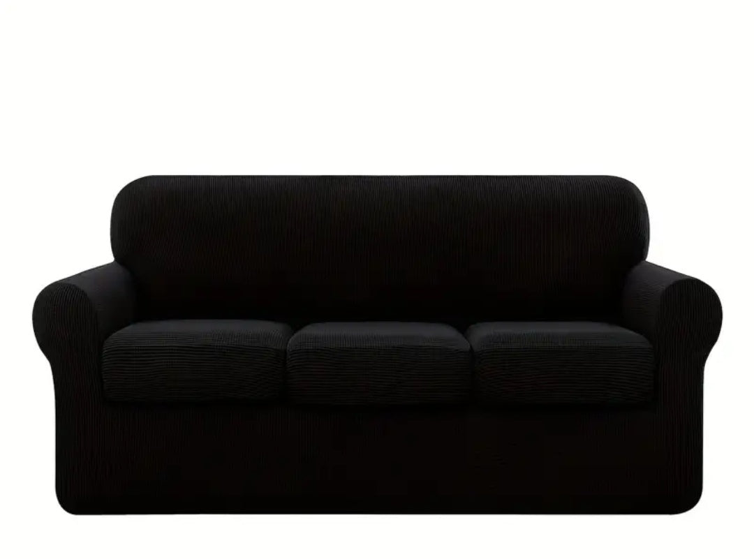 Single Seater Couch slipcover with loose Cushion covers