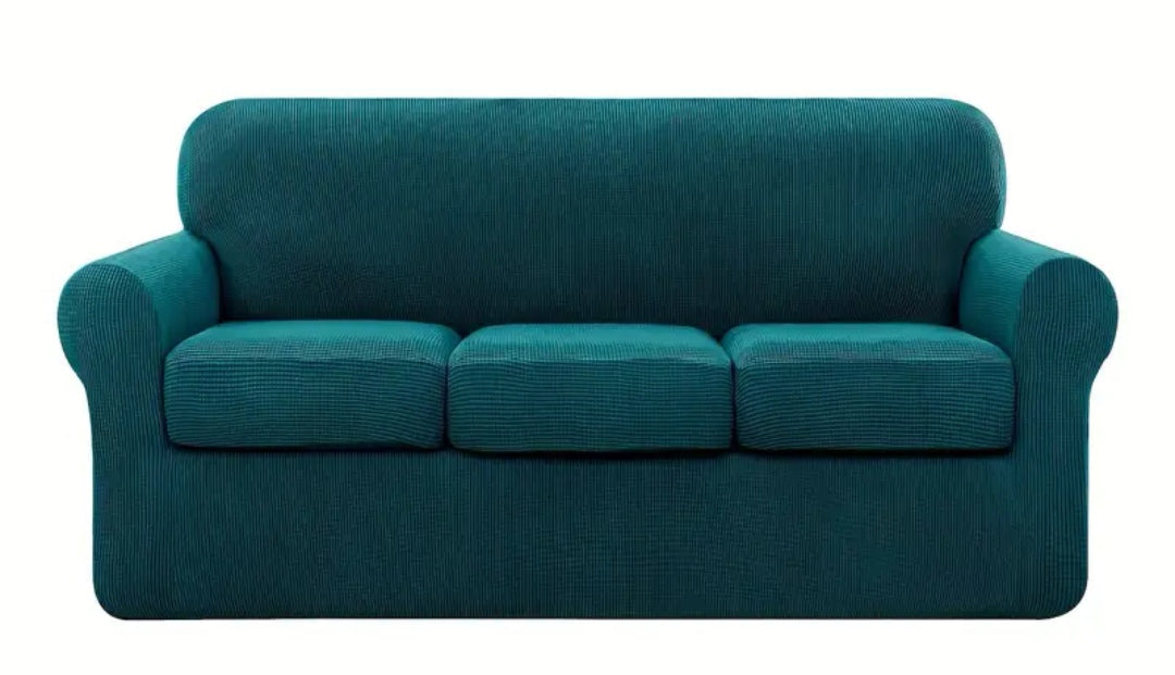 Single Seater Couch slipcover with loose Cushion covers