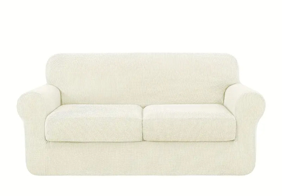 Single Seater Couch slipcover with loose Cushion covers