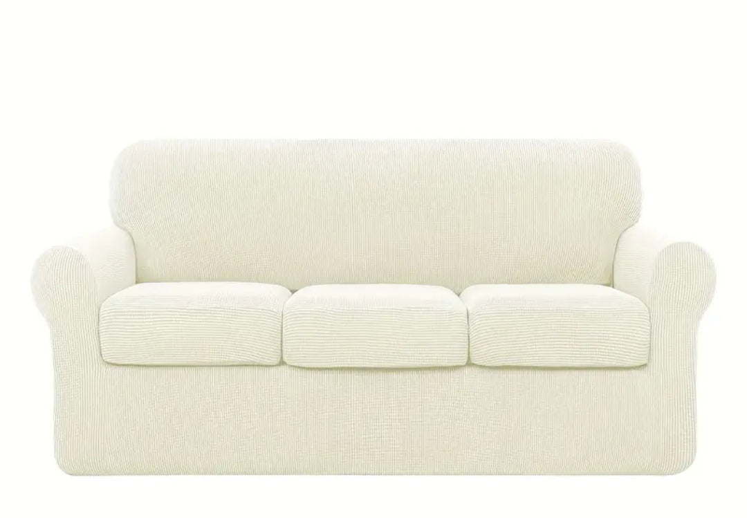 Single Seater Couch slipcover with loose Cushion covers