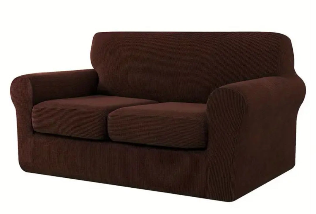 Single Seater Couch slipcover with loose Cushion covers