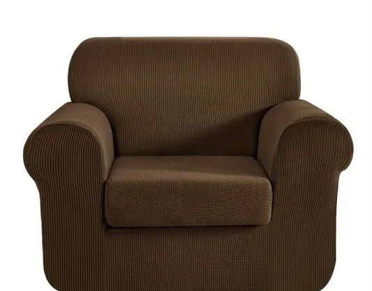 Single Seater Couch slipcover with loose Cushion covers