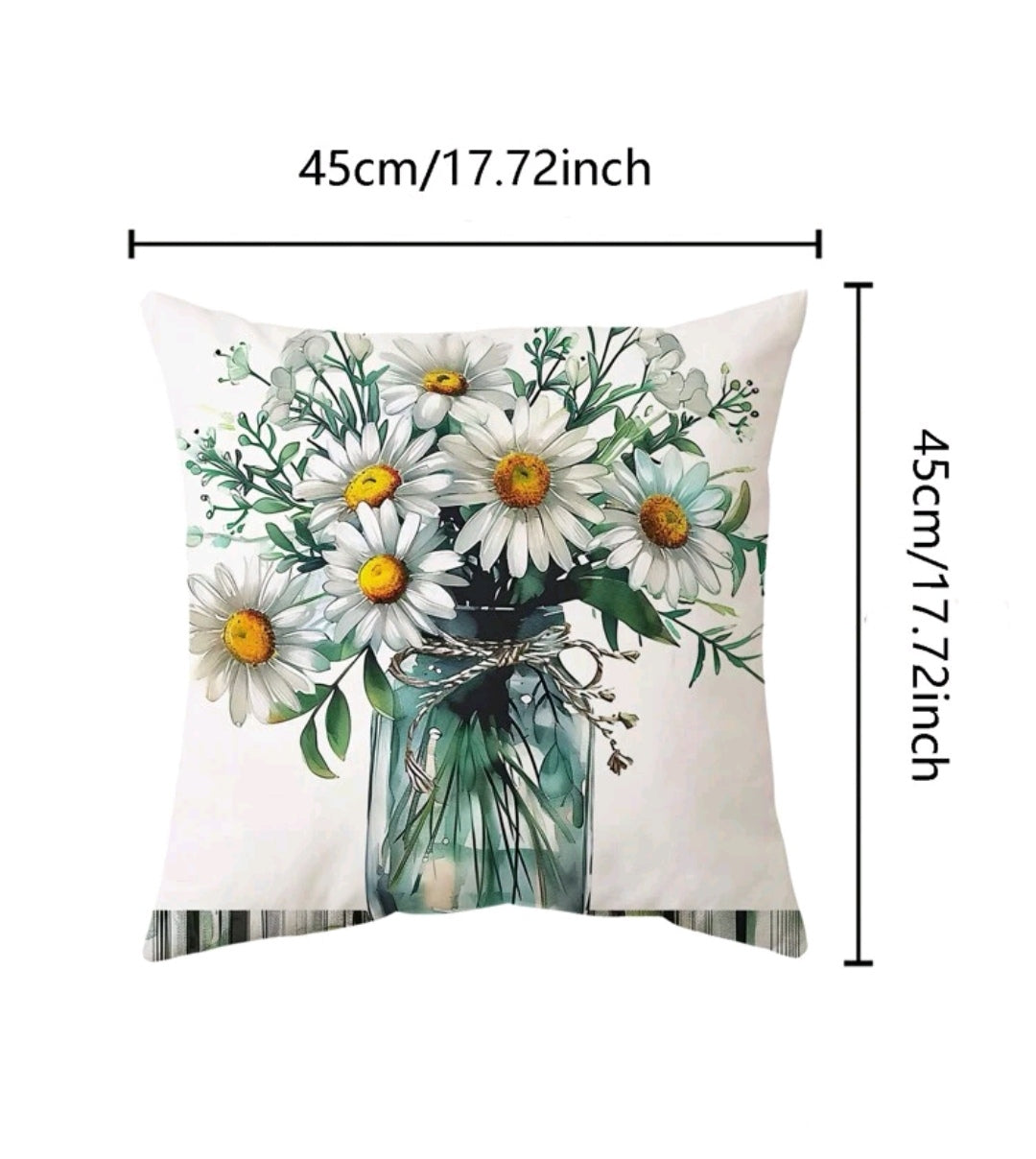 Floral Print Pillowcase