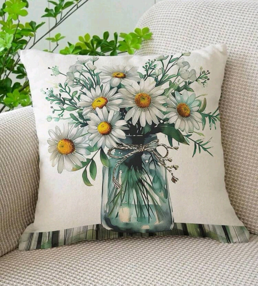 Floral Print Pillowcase