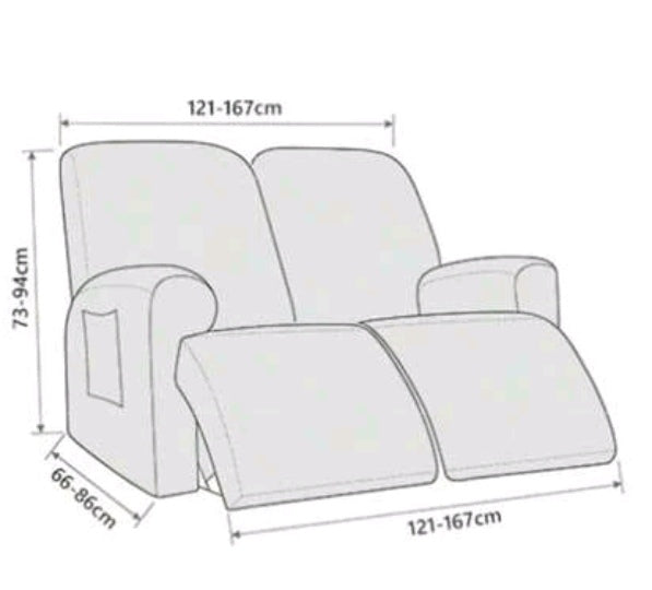 3 Seater Recliner Slipcover