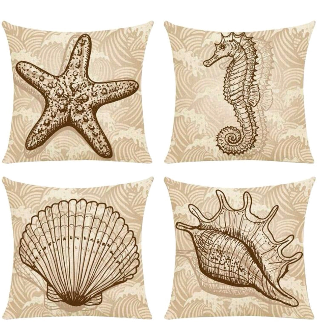 Ocean theme cushion covers