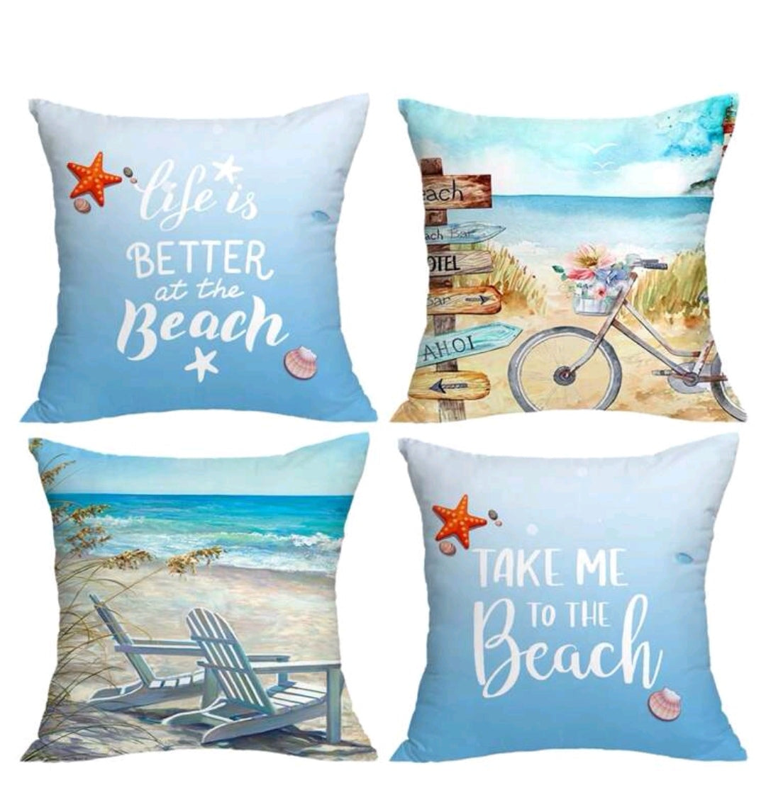 Ocean theme cushion covers