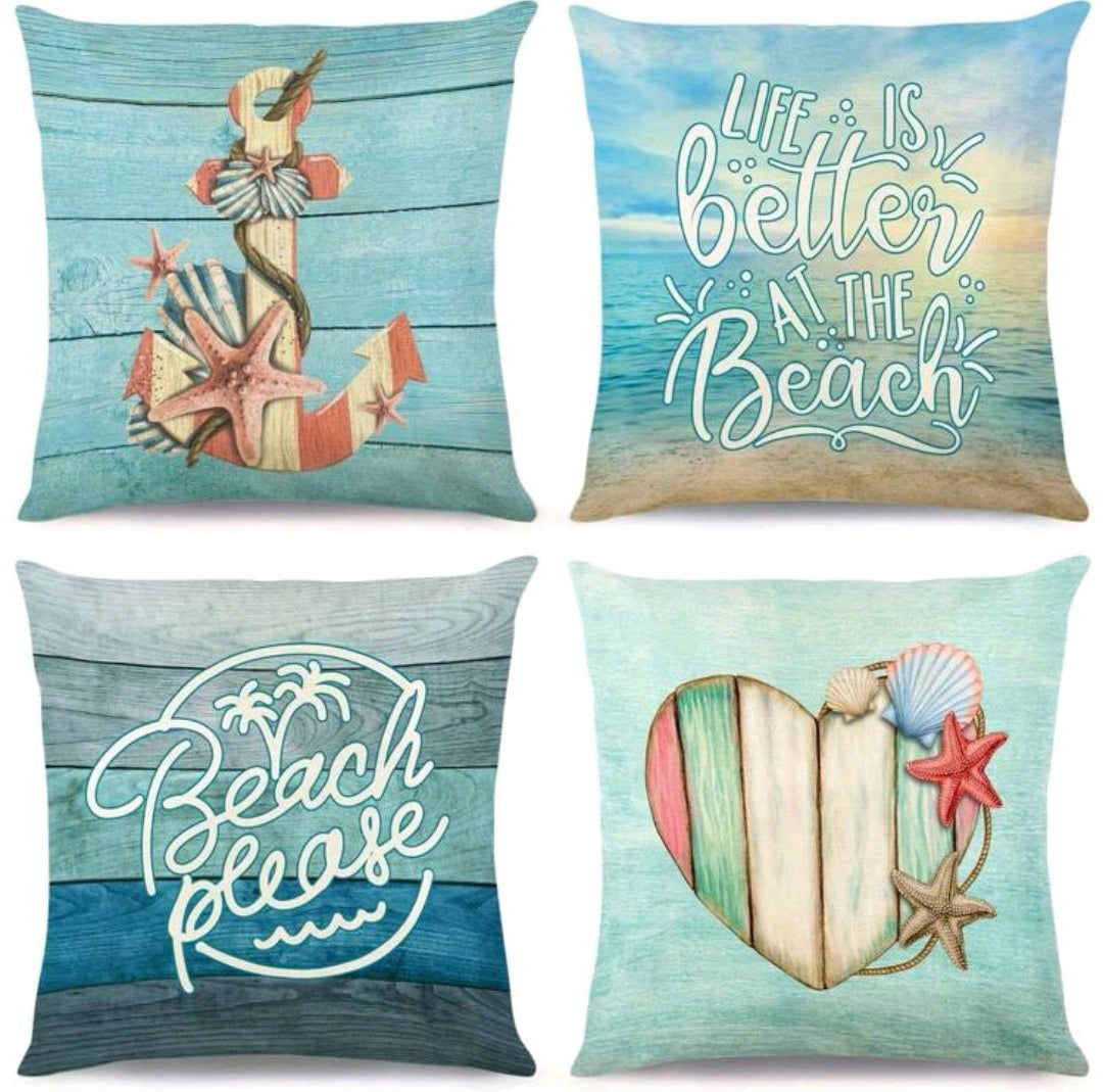 Ocean theme cushion covers