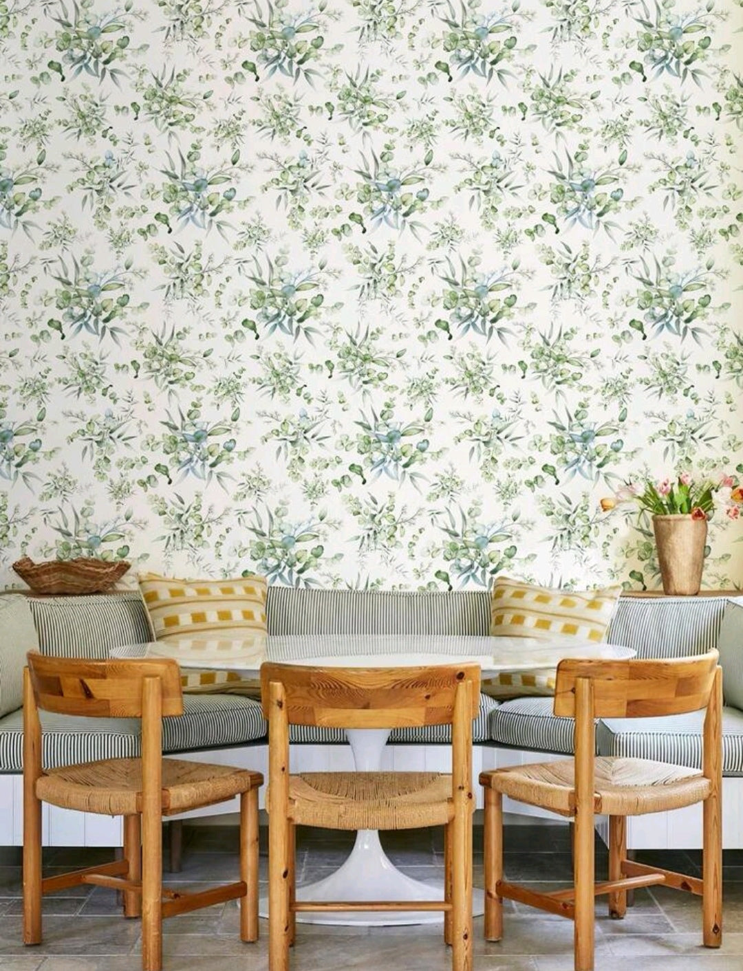 Green Botanical Self-Adhesive Wallpaper