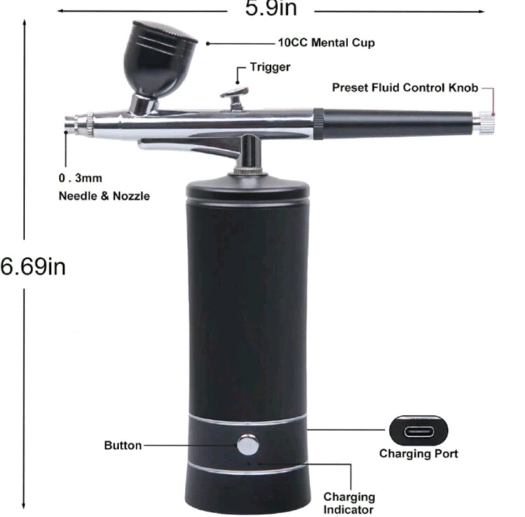 Hand held spray gun