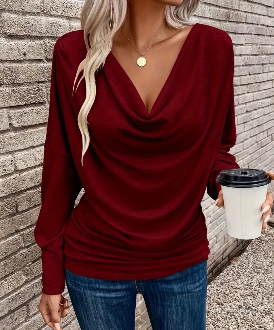 Soft crowl neck tops