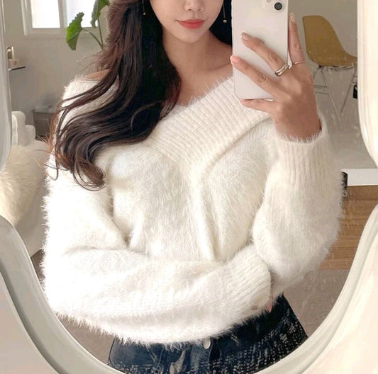 Off Shoulder Sweater