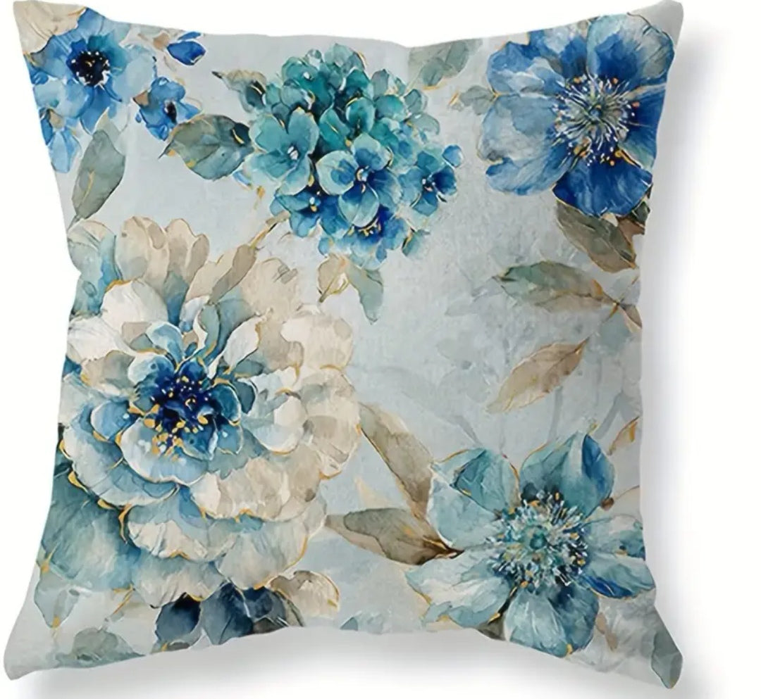 Floral Print Cushion Cover