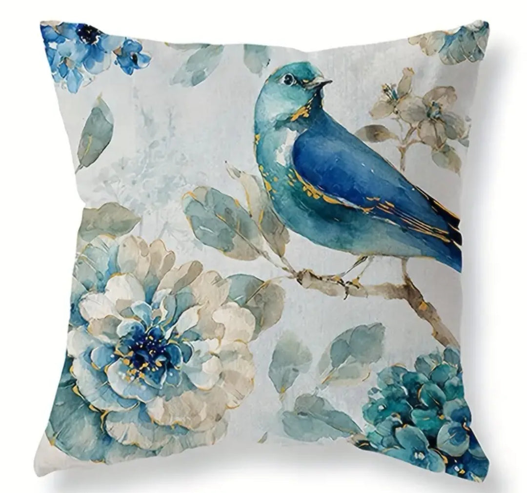 Floral Print Cushion Cover