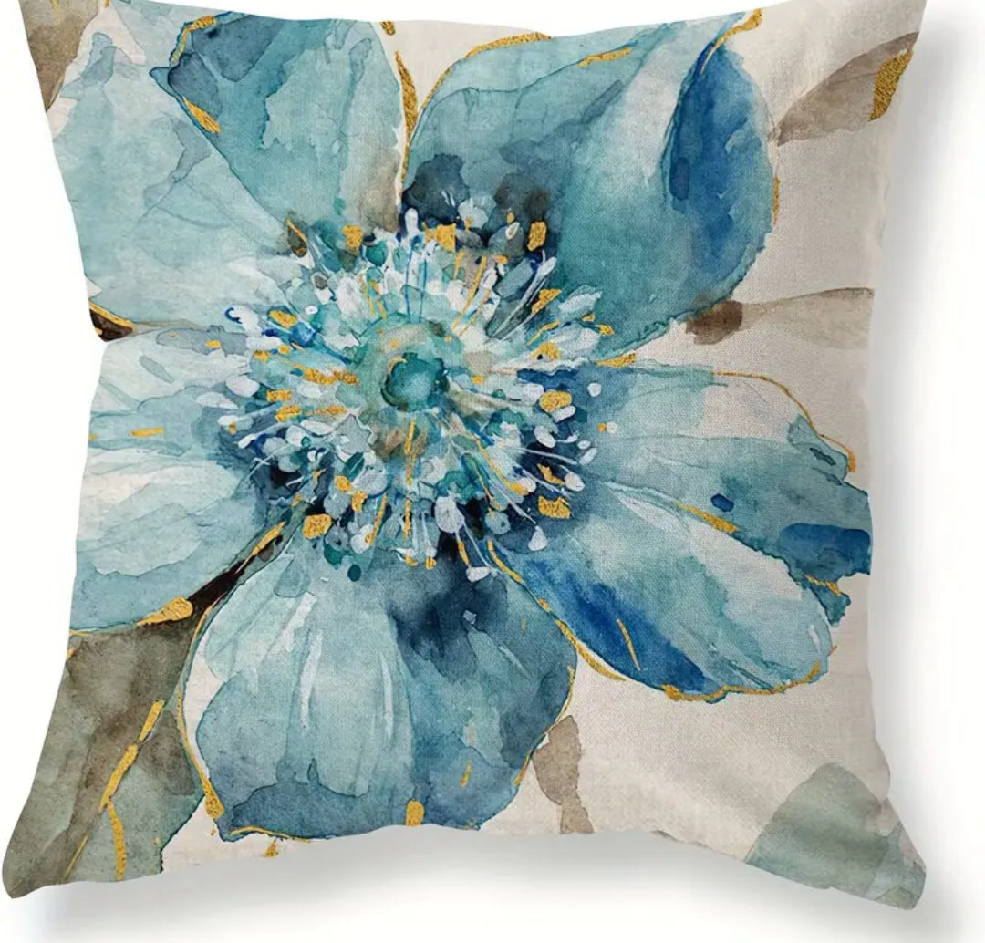 Floral Print Cushion Cover