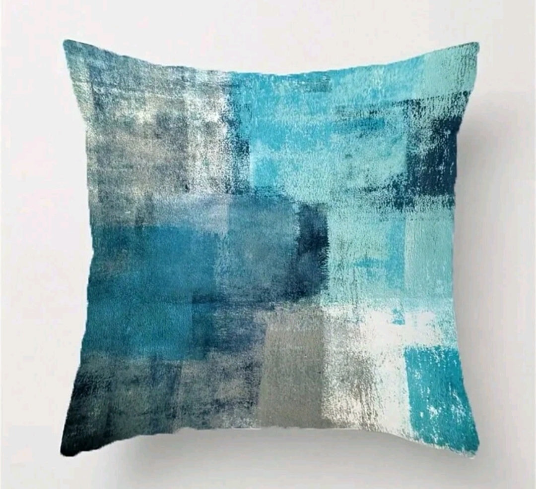 Abstract print cushion cover set