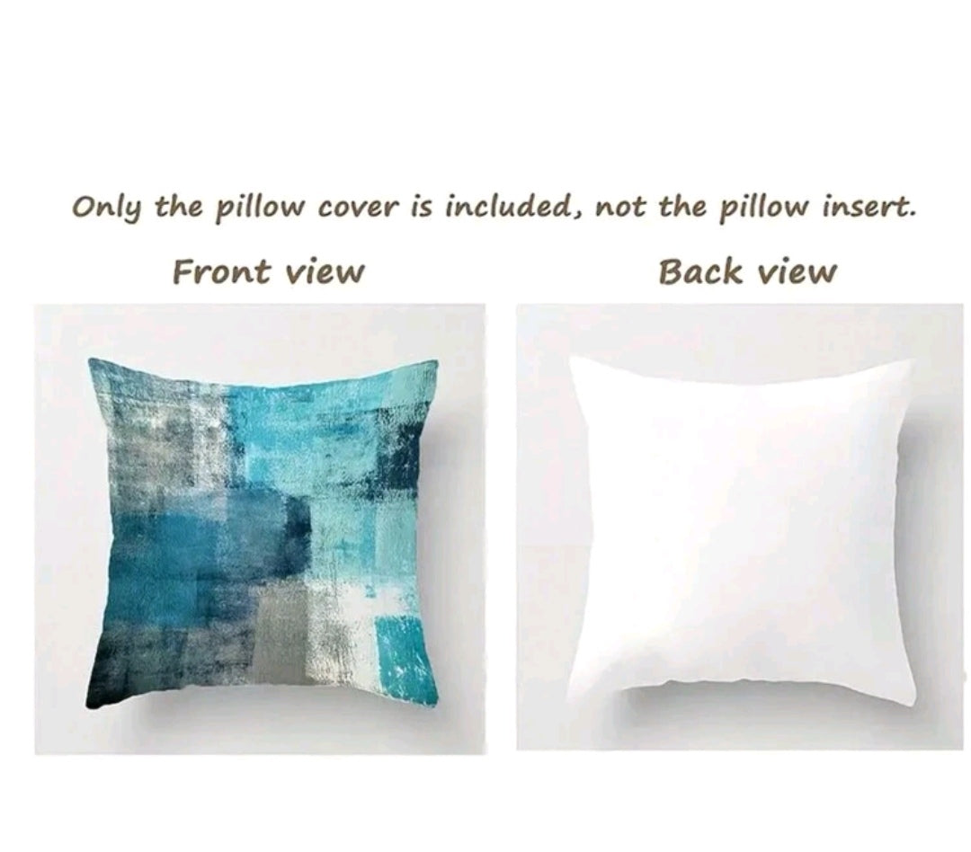 Abstract print cushion cover set