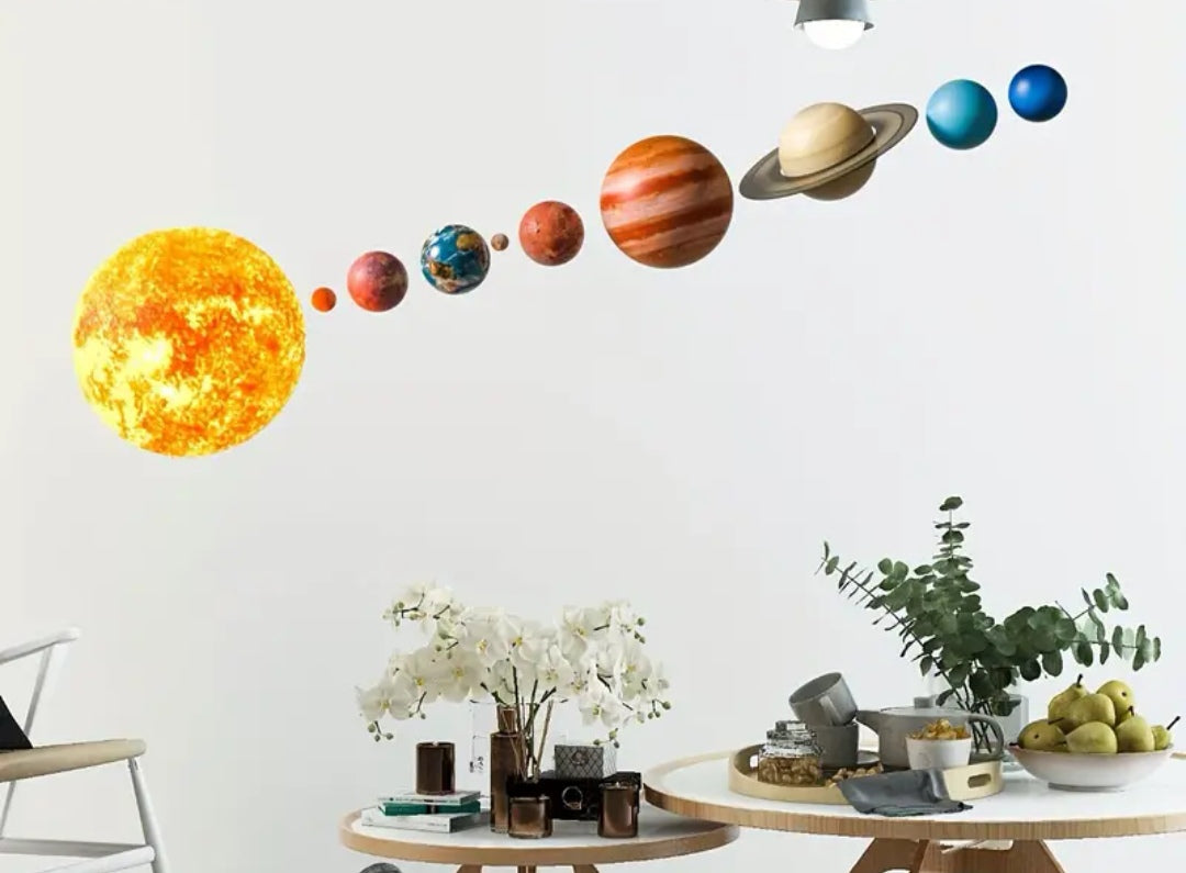 Wallsticker solar system