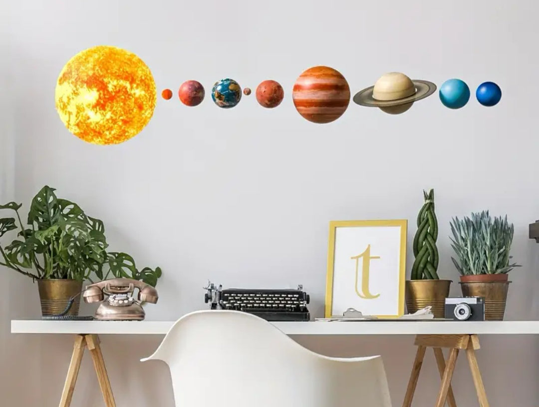 Wallsticker solar system