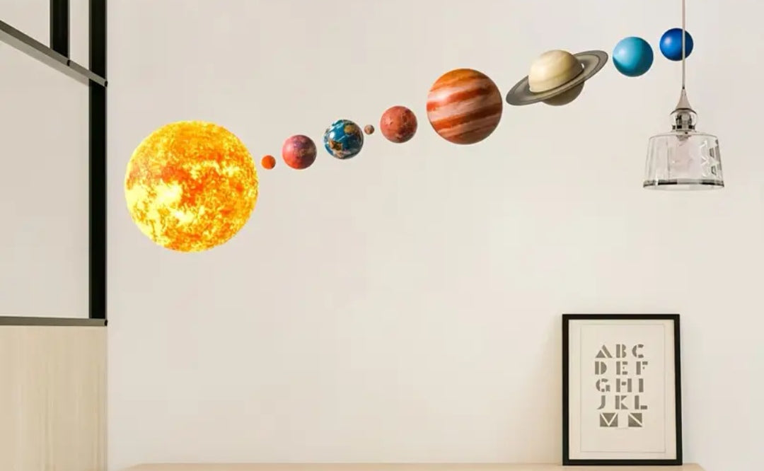 Wallsticker solar system